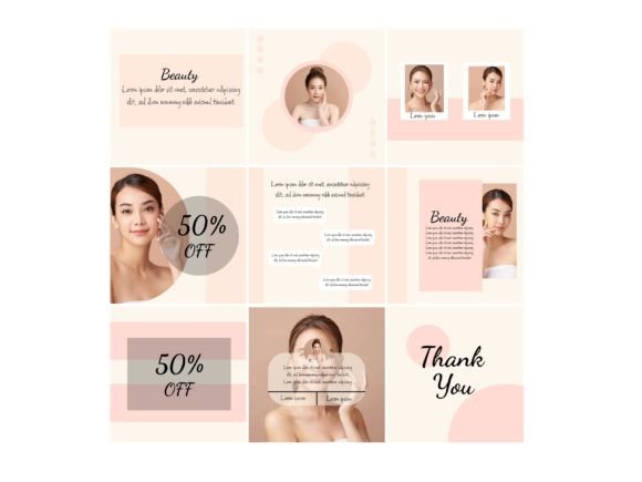 Download Media Social Template Beauty Skincare - Premium Resources
