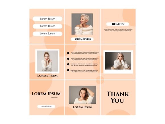 Download Media Social Template Beauty Color Beige - Premium Resources