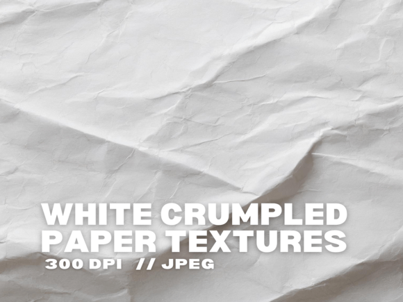 Download 5 White Crumpled Paper Textures - Premium Resources