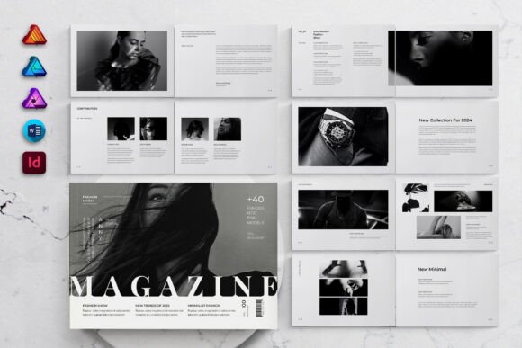 Download Magazine Design Landscape - Magazine Collection