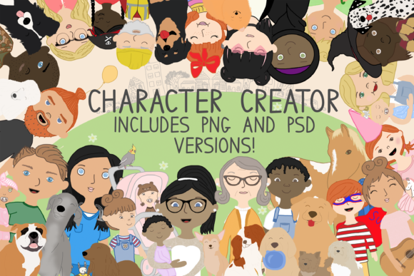 Download Family Creator, Family People, Cartoons - Premium Bundle